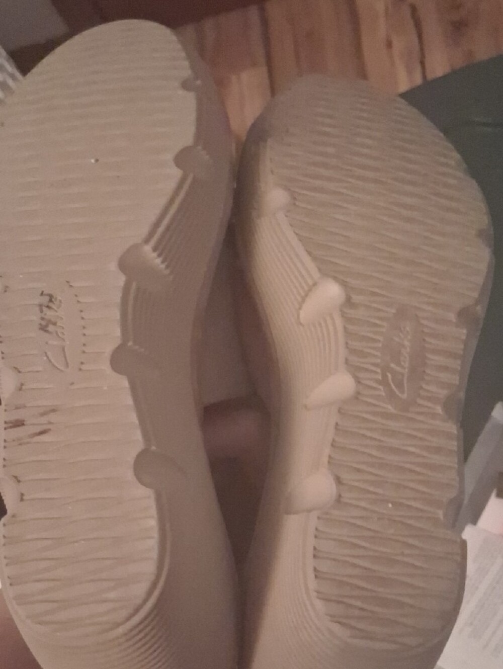 Women’s Open-Toe Suede Sandals in Light Taupe by Clarks - Picture 6 of 6